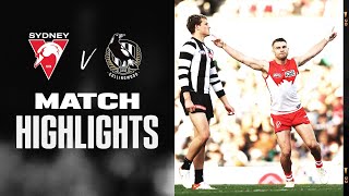 Sydney Swans v Collingwood Highlights | Preliminary Finals, 2022 | AFL