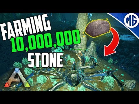 TODAY I FARMED 10,000,000 STONE SOLO 🙃 3 Man PvP Servers - Ark: Survival Evolved