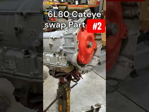 6l80 Cateye Swap part 2 #silverado #transmission #chevrolet #mechanic