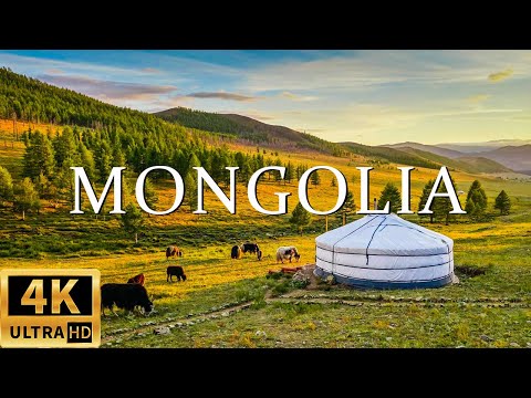 MONGOLIA 4K - Relaxing Music Along With Beautiful Nature Videos (4K Video Ultra HD)