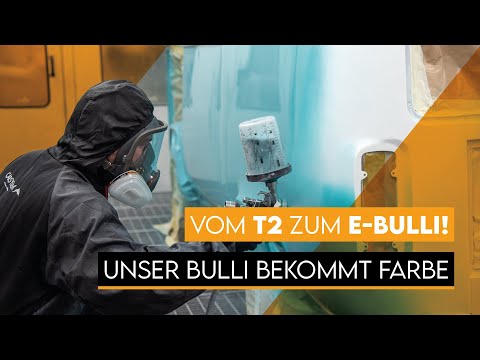 Der VW T2 Bus wird zum E-Bulli - Teil 3 Karosserie- und Lackarbeiten