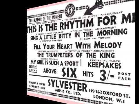 This Is The Rhythm For Me - Sidney Chasid and Orchestra - 1934
