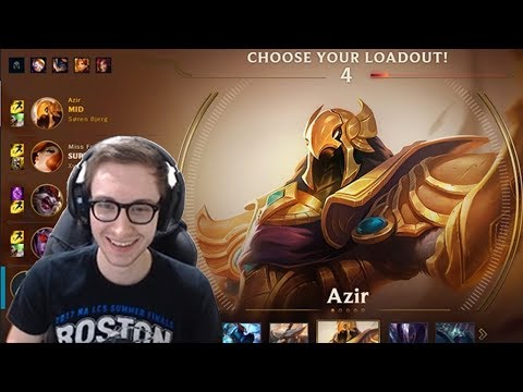 579. Bjergsen - Azir vs Xerath - Mid - November 26th, 2017 - Patch 7.23 PreSeason 8