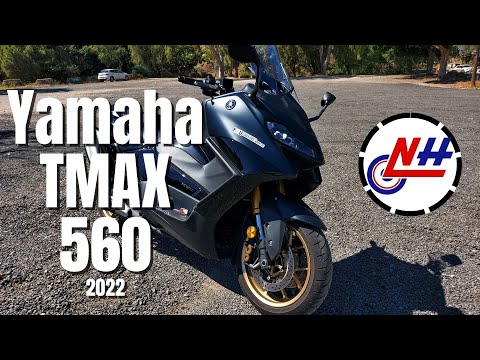 Yamaha TMAX 560 Tech MAX (2022) | Test Ride, Review, Walkaround, Soundcheck, 0 - 100 kph |  VLOG 340