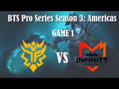 Thunder Predator vs Infinity Esports game 1 BTS Pro Series Temporada 3: Américas