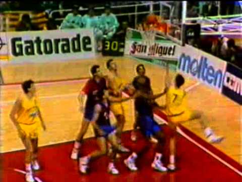 baloncesto  final four - 1990 Barcelona  Jugoplastika.-.3