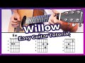 How To Play Willow - Taylor Swift [Guitar Tutorial / Lesson w/ Chords & Tab]