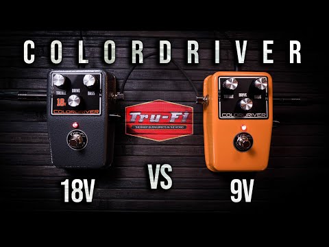 Comparison: Tru-Fi Pedals - COLORDRIVER 18v Vs 9v