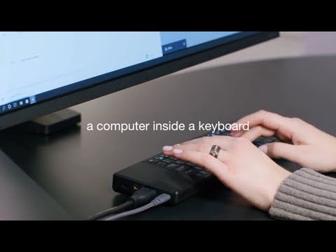 Full PC Inside a Keyboard | Plug & Play | Pre-installed Windows 10 | Works with Any Display | Abacus