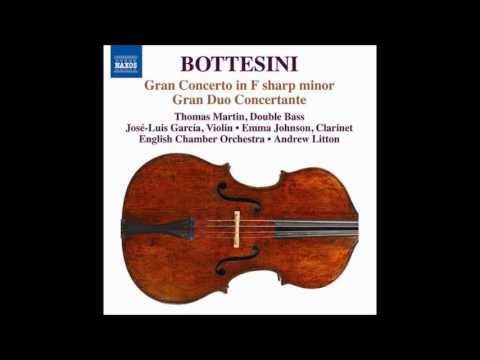G. Bottesini Duetto for Clarinet and Doble Bass, Thomas Martin, Emma Johnson