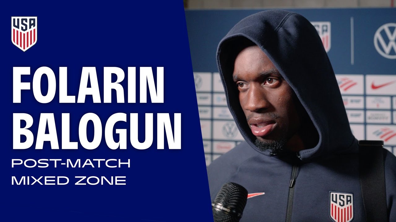 Folarin Balogun Post-Match Mixed Zone | USMNT vs. Ecuador |10.10.2025