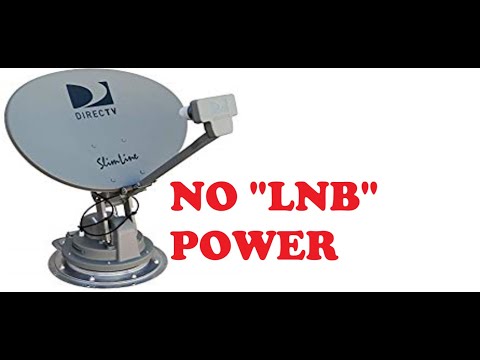 Troubleshooting a Winegard Trav'ler "NO LNB POWER" failure.