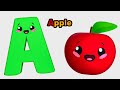 ABC Phonics Song A For Apple A To Z Nursery Rhymes Baby Sensory Video For Visual Stimulation