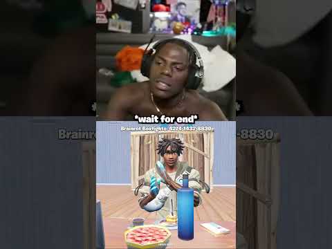 iShowSpeed Reacts to "W SPEED" in Fortnite 🤣