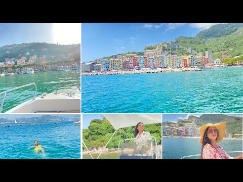 A visitare Portovenere in mare‎😍🇮🇹رحلة وسط البحر🛥😍اجيو تشوفو لأمواج شحال كانو هايجين🌊🌊