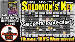 Solomon's Key NES Walkthrough | 100% Guide | Video Games 101