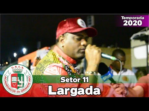 Grande Rio 2020 - Largada - Ensaio de bateria no setor 11 - #S1120