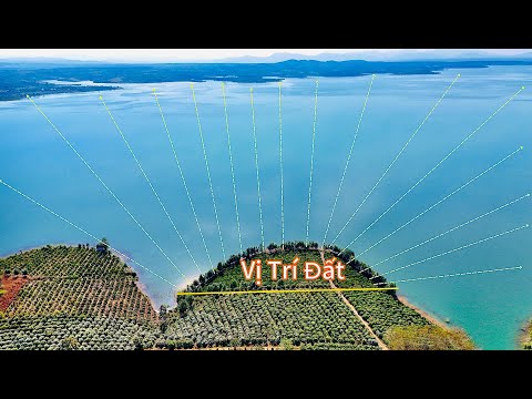 Bán đất view hồ 3 mặt tiền, xe hơi vào tận nơi, cách Chợ, trường cấp 1,2,3 5phut