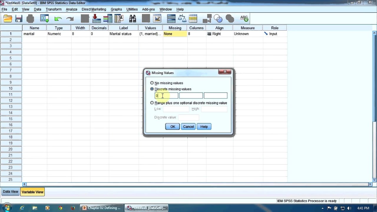 Lesson 2 - Defining Variables