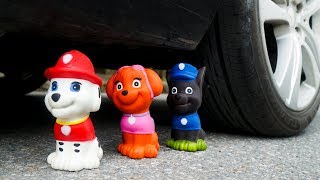 Crushing Crunchy & Soft Things by Car | Experiment Car vs Coca Cola in Balloons and Paw Patrol