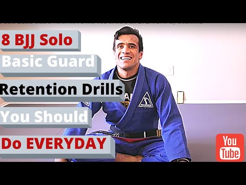 8 BJJ Solo Basic Guard Retention Drills You Should do EVERYDAY | Cobrinha BJJ