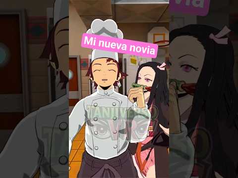 Como cocinar carne con Tanjiro y su..Novia?? 🤣🤣