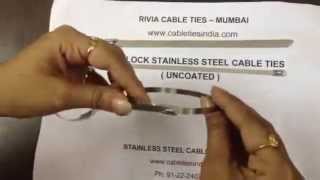 Stainless Steel Cable Ties in India