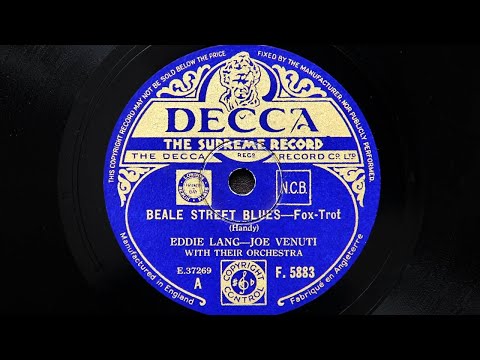 Joe Venuti-Eddie Lang and Their All Star Orchestra – Beale Street Blues (1931)
