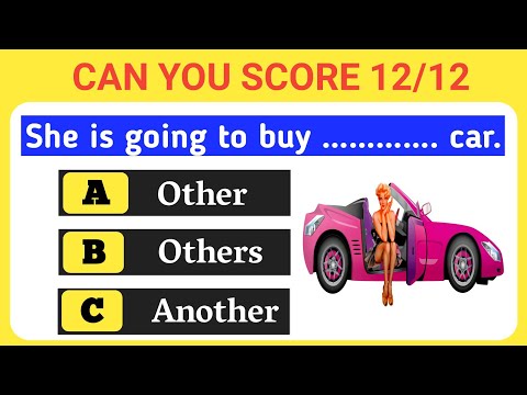 Other vs Another Quiz. English Grammar Test-7. Grammar Quiz. Learn Better English.