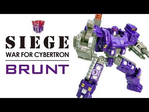KL變形金剛玩具分享454 Siege BRUNT 圍城系列 衝擊