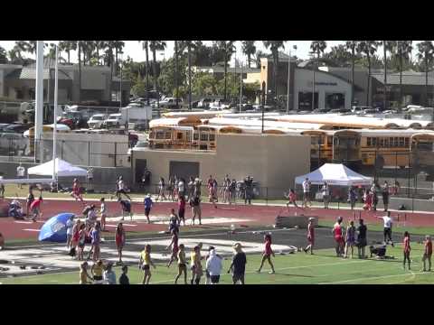 B  Sullivan & C Gallegos - JVB 400m at Sunset Prelims 5-2-14