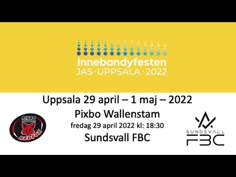 Innebandyfesten 2022 HJ18 Gruppspel - Pixbo Wallenstam - Sundsvall FBC 20220429