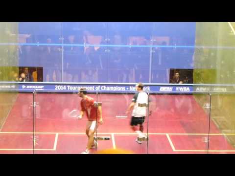 2014 Squash: 3/5 Gregory Gaultier vs S. Rosner