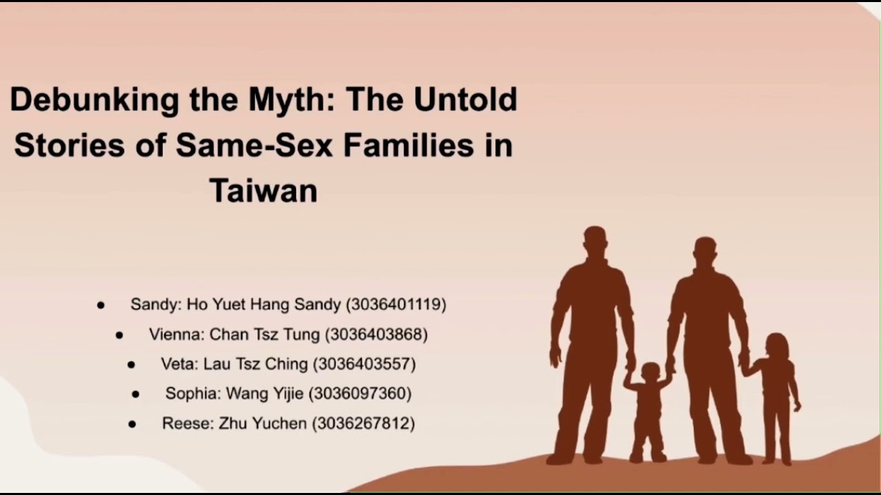 Debunking the Myth: The Untold Stories of Same-Sex Families in Taiwan