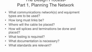 FOA Lecture 9: Fiber Optic Network Design, Part 1