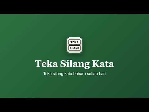 Teka Silang Kata video thumbnail