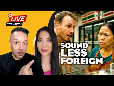 THAI COLLAB LIVESTREAM - 'How to Sound More Native in Thai as a Foreigner' ‪@ThaiWithSarah