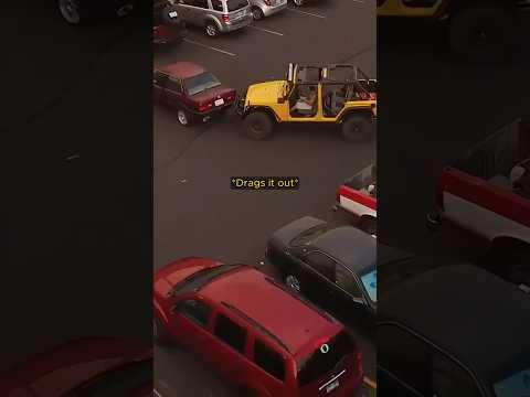 BMW gets the revenge for stealing a parking spot! #usa