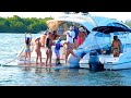 LATINO PARTY AT HAULOVER SANDBAR 2023 BOAT ZONE MIAMI