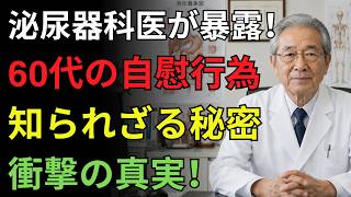 60代男性が毎日している危険な習慣…泌尿器科医が警告する衝撃の真実！｜メンズヘルス