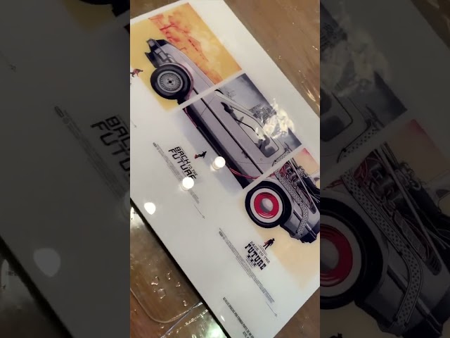 Vídeo relacionado con FAB Regreso al Futuro Delorean - Lienzo Decorativo para Pared, Varios tamaños (A2, 24.0 x 16.0 in)