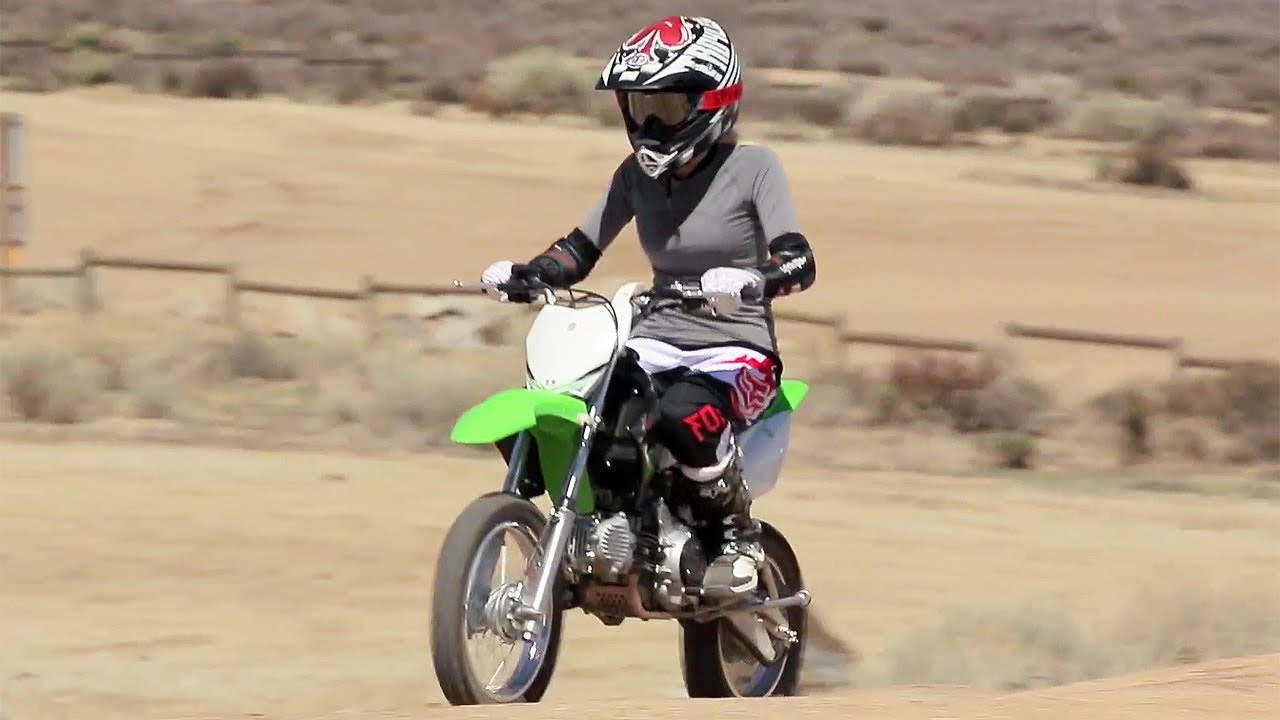 Crashing Kawasaki KLX 140 Motorcycles and Off-Road Riding - The J-Turn Episode 5