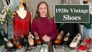 1920s Inspired Vintage Shoes Presentation