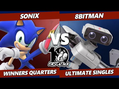 First Attack 2022  - Sonix (Sonic) Vs. 8BitMan (ROB) Smash Ultimate Tournament