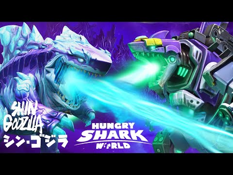 Shin Sharkjira vs Mecha Sharkjira MechaJira MOST POWERFUL SHARKJIRA SHINGODZILLA SHARK シンゴジラ鮫  哥斯拉鲨