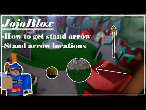 JojoBlox How to get stands! | Jojo Blox Stand arrow locations | Roblox