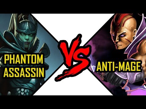 Dota 2 Phantom Assassin vs Anti Mage – Battle Mortred vs Magina #7