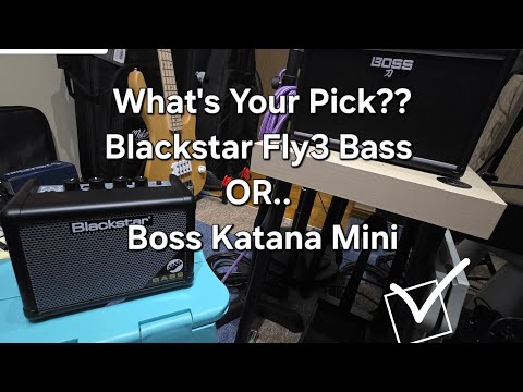 @rachelplaysbass : Blackstar Fly 3 vs Boss Katana Mini For Your Bass