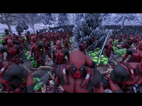 20000 DEADPOOLS VS 5000 CRAWLERZZS - Ultimate Epic Battle Simulator 2 UEBS2