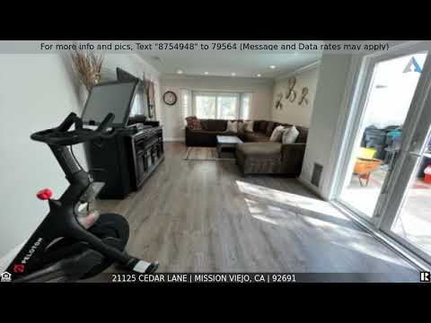 Priced at $1,350,000 - 21125 Cedar Lane, Mission Viejo, CA 92691